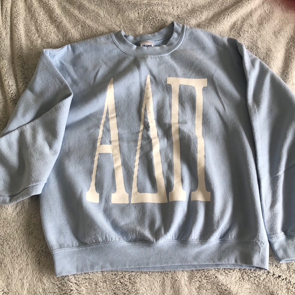 ADPi blue sweatshirt